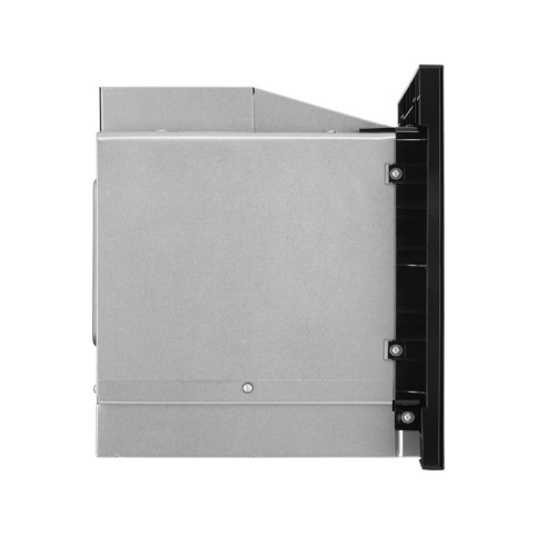 Встраиваемая микроволновая печь EVELUX, Hi-Tech, объем 17 л, электронное управление, 8 уровней мощности, гриль, таймер, дисплей, 8 авторежимов, цвет черный