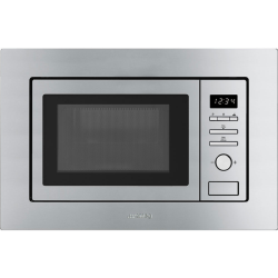 Встраиваемая микроволновая печь SMEG/ Встраиваемая микроволновая печь, 60 см, высота 39 см, нержавеющая сталь