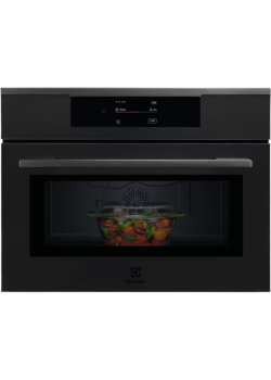 Встраиваемая микроволная печь Electrolux/ Встраиваемая СВЧ, микроволны и гриль, объем 44 л, выходная мощность микроволн 1000 Вт,гриля 1200 Вт, управление электронное, автоприготовление, авторазмораживание, цвет черный