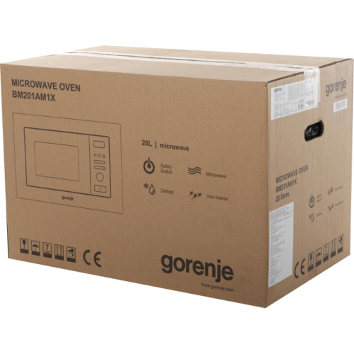 Встраиваемые микроволноые печи GORENJE/ BM201AM1X, Встраиваемая микроволновая печь Встраиваемые микроволноые печи GORENJE/ BM201AM1X, Встраиваемая микроволновая печь
