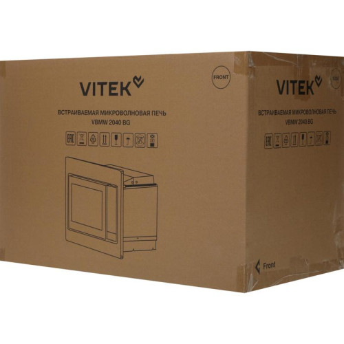 Микроволновая печь/ Микроволновая печь Vitek VBMW 2040 BG 20л. 700Вт черный (встраиваемая)