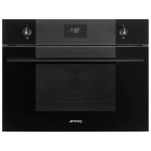 Встраиваемая микроволновая печь SMEG/ Встраиваемая микроволновая печь SMEG, 45 см, Linea, микроволны + гриль, 4 функции, LCD дисплей, поворотные переключатели, таймер, отсрочка, поддержание тепла, блокировка управления, автоматическое выключение, 3 стекла