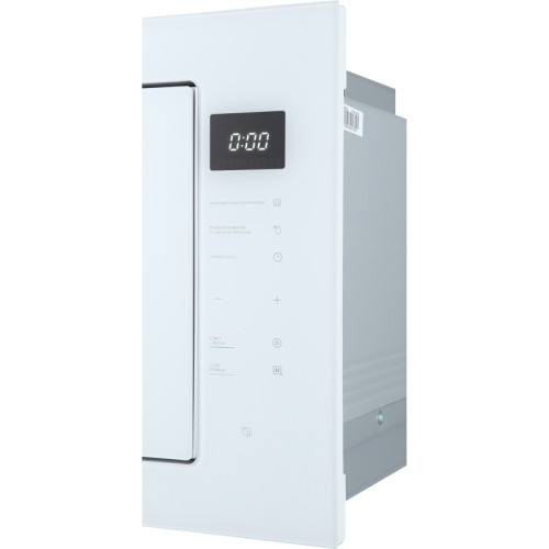 Встраиваемая микроволновая печь Midea/ MDK/Встраиваемая микроволновая печь Midea, глубина 40 см, объем 25 л, мощность 900 Вт, мощность гриля 1000 Вт, сенсорное управление, 5 уровней мощности, 8 автоматических программ, таймер, цвет белое стекло