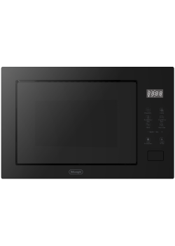 Встраиваемая микроволновая печь Delonghi/ Встраиваемая микроволновая печь Delonghi, объем 25 л, сенсорное управление, цифровой дисплей, таймер, гриль, 5 уровней мощности, 8 автопрограмм, цвет черное стекло