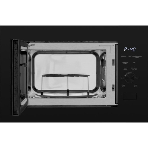 Микроволновая печь/ Микроволновая печь Weissgauff HMT-625 Grill 25л. 900Вт черный (встраиваемая)