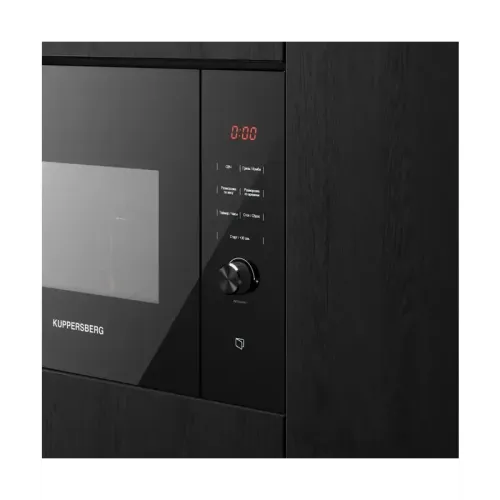 Встраиваемая микроволновая печь Kuppersberg/ встраиваемая, 38х56х55 см, 25л., 900Вт, 8 программ, гриль, черный цвет