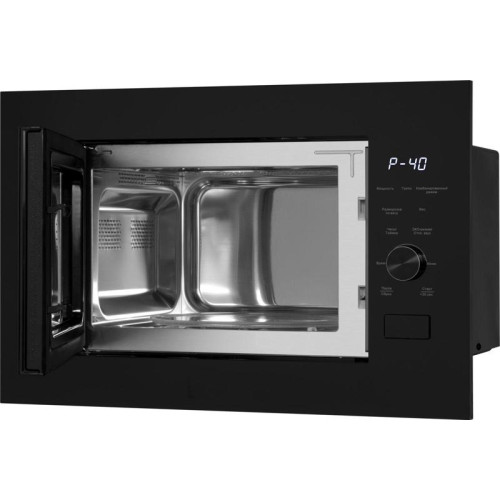 Микроволновая печь/ Микроволновая печь Weissgauff HMT-625 Grill 25л. 900Вт черный (встраиваемая)