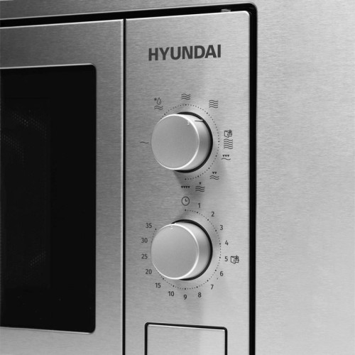 Микроволновая печь/ Микроволновая печь Hyundai HBW 2030 IX 20л. 800Вт нержавеющая сталь (встраиваемая)