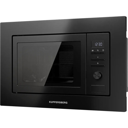 Встраиваемая микроволновая печь Kuppersberg/ Встраиваемая микроволновая печь Kuppersberg, объем 20 л, мощность 800 Вт, 5 уровней мощности, гриль, 8 автоматических программ, размораживание, кнопочное управление/утапливаемый поворотный переключатель, цвет ч