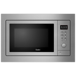 встраиваемая микроволновая печь с грилем, 25 л, номинальная входная мощность микроволны 1450 Вт,  выходная мощность микроволны 900 Вт, гриль 1000 Вт, дисплей Snow White, электронное управление, 8 автоматических программ, разморозка по весу и времени, комб