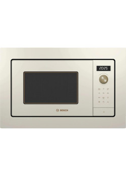 Микроволновая печь/ Микроволновая печь Bosch BEL653MP3 25л. 800Вт жемчужно-белый (встраиваемая)