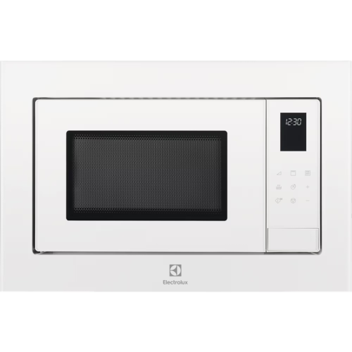 Встраиваемая микроволновая печь ELECTROLUX/ Микроволновая печь с грилем, объем 25 л., высота 390 мм, цвет белый