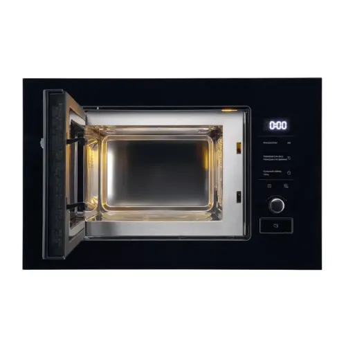 Встраиваемая микроволновая печь Midea/ MDK/Встраиваемая микроволновая печь Midea, объем 17 л, мощность 900 Вт, электронное управление, 8 программ, 5 уровней мощности, таймер, звуковой сигнал,, размораживание, защита от детей, цвет черное стекло