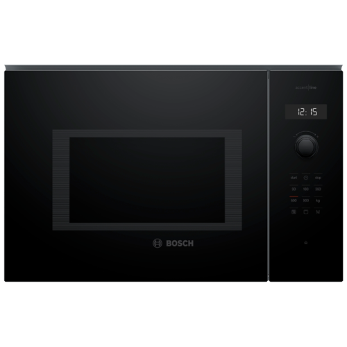 Микроволновая печь/ Микроволновая печь Bosch BEL454MB1F 25л. 900Вт черный (встраиваемая)