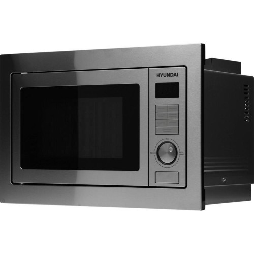 Микроволновая печь/ Микроволновая печь Hyundai HBW 2544 IX 25л. 900Вт серебристый (встраиваемая)