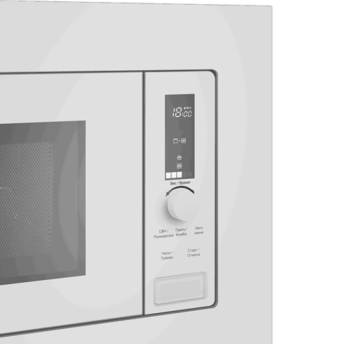Микроволновая печь MAUNFELD/ Микроволновая печь MAUNFELD JBMO820GW01 Микроволновая печь MAUNFELD, встраиваемая, мощность 1080 Вт, полезный объем 20 л, тэновый гриль, мощность гриля 800 Вт, таймер, 6 режимов, электронное управление, цвет белый