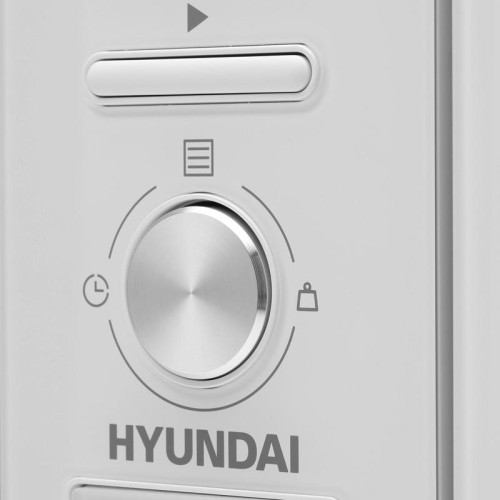 Микроволновая печь/ Микроволновая печь Hyundai HBW 2040 WG 20л. 800Вт белый (встраиваемая)
