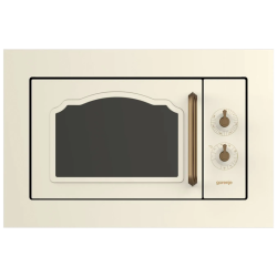 Встраиваемые микроволновые печи GORENJE/ Встраиваемые микроволновые печи GORENJE BM235CLI Classico, 39x59,2x43.2 см, 23 л, гриль, поворотные переключатели, бежевая