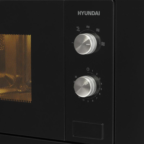 Микроволновая печь/ Микроволновая печь Hyundai HBW 2030S BG 20л. 800Вт черный (встраиваемая)