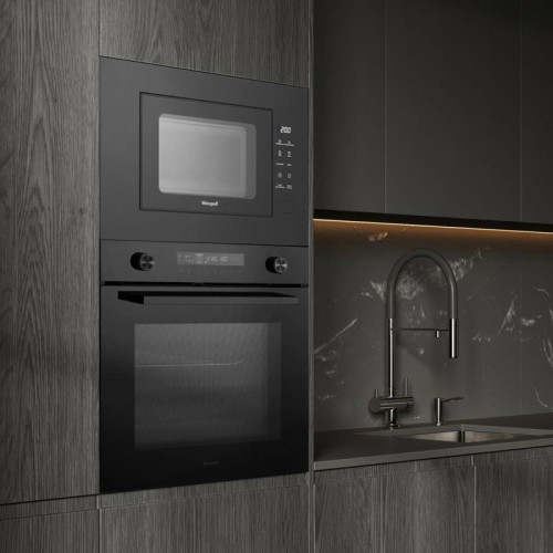 Микроволновая печь/ Микроволновая печь Weissgauff HMT-206 Compact Grill 20л. 700Вт черный (встраиваемая)