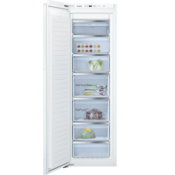 Встраиваемый морозильный шкаф BOSCH/ Встраиваемый морозильный шкаф BOSCH GIN81AEF0U однокамерный морозильный шкаф встраиваемый морозильник, 235л, 1-камерный, генератор льда, 55.8x54.5x177.5см, белый