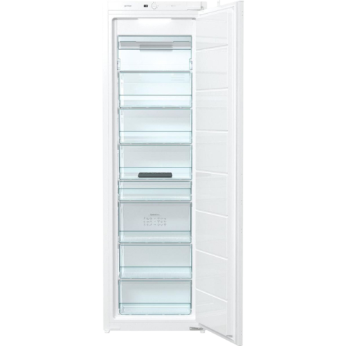 Встраиваемый морозильный шкаф Gorenje/ Встраиваемый морозильный шкаф Gorenje, полезный объем 212 л, NoFrost, быстрое замораживание, LED освещение, цифровой дисплей, электронное управление, визуальная сигнализация об открытой дверце/превышении температуры,
