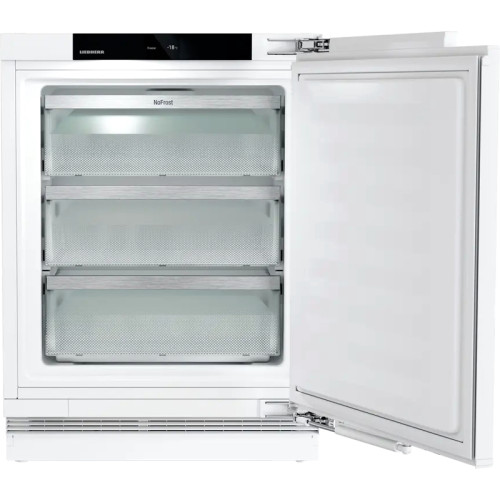 Встраиваемая морозильная камера Liebherr/ Prime, высота 82-88 см, door-on-door, NoFrost, LED освещение, сенсорный дисплей Touch&Swipe за дверью.
