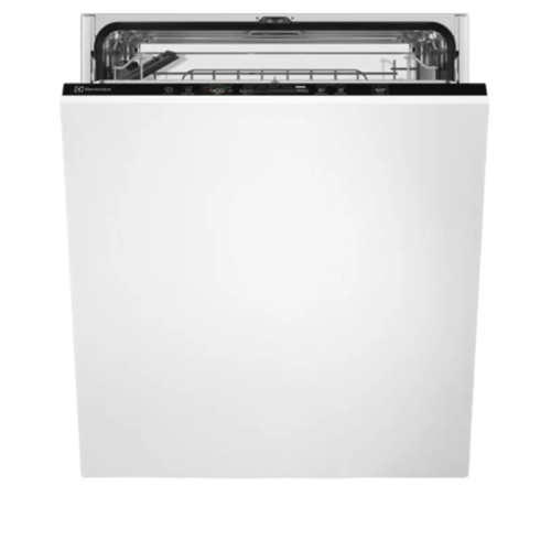 Встраиваемые посудомоечные машины ELECTROLUX/ Встраиваемая узкая посудомоечная машина, агрузка на 13 комплектов посуды, сенсорное управление, 7 программ, 59.6x55x82 см, черный цвет, сушка: с открыванием дверцы, индикация на полу: луч