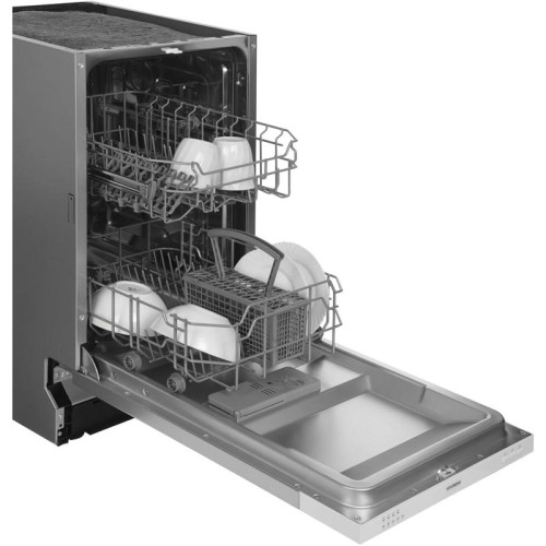 Посудомоечная машина встраив./ Посудомоечная машина встраив. Hyundai HBD 440P 2100Вт узкая серебристый/белый