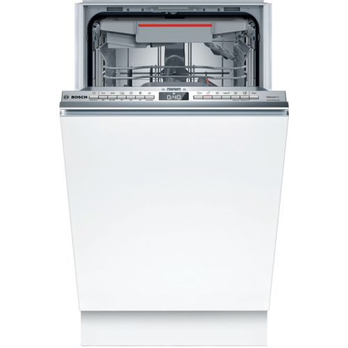 Встраиваемая посудомоечная машина Bosch/ Встраиваемая посудомоечная машина Bosch SPV6EMX65Q Встраиваемая посудомоечная машина Bosch, узкая, 10 комплектов, 6 программ,электронное управление, дисплей, Aquastop, теплообменник , Home Connect, InfoLight