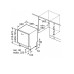 Serie 4. Посудомоечная машина 60 см, встраиваемая полностью, вместимость: 12 комплектов, программ мойки: 6, расход воды: 9.5 л, электронное управление, конденсационная сушка, таймер и дисплей ВxШxГ 81.5x59.8x55 см