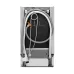 Встраиваемые посудомоечные машины ELECTROLUX/ Встраиваемые посудомоечные машины ELECTROLUX EEG63400L Встраиваемая узкая посудомоечная машина, загрузка на 10 комплектов посуды, сенсорное управление, 8 программ, 44.6x55x82 см, черный цвет, сушка: стандартна