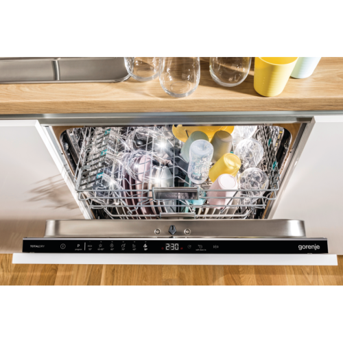 Посудомоечная машина Gorenje/ Посудомоечная машина Gorenje GV642E90 Посудомоечная машина Gorenje, загрузка 13 комплектов, стандартный мотор, регулировка верхней корзины по высоте, 2 корзины, сенсорное управление, световой и звуковой сигнал завершения цикл