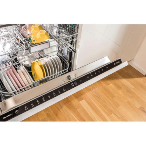 Посудомоечная машина Gorenje/ Посудомоечная машина Gorenje GV642E90 Посудомоечная машина Gorenje, загрузка 13 комплектов, стандартный мотор, регулировка верхней корзины по высоте, 2 корзины, сенсорное управление, световой и звуковой сигнал завершения цикл