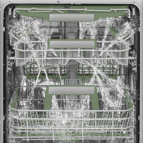 Посудомоечная машина Smeg/ Посудомоечная машина Smeg, встраиваемая, 60 см, 14 комплектов, сенсорное управление, LED дисплей, орбитальная система мойки, 10 (+1) программ, конденсационная сушка, автоматическое открывание дверцы, Dry Assist, инверторный мото