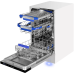Встраиваемая посудомоечная машина/ Посудомоечная машина, Встраиваемая, 45 см, 3 корзины, 10 комплектов, 7 программ, внутренняя LED-подсветка, луч, автоматическое открытие дверцы, дисплей, аквастоп, таймер Встраиваемая посудомоечная машина/ Посудомоечная машина, Встраиваемая, 45 см, 3 корзины, 10 комплектов, 7 программ, внутренняя LED-подсветка, луч, автоматическое открытие дверцы, дисплей, аквастоп, таймер