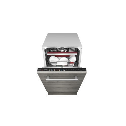 Встраиваемая посудомоечная машина Toshiba/ Встраиваемая посудомоечная машина Toshiba, 45 см, 10 комплектов, 3 корзины, 7+3 программ, сенсорная панель управление Vivid Touch, Power Wash, конденсационная сушка, отложенный старт 1-24 часа, УФ-очистка, Bottle