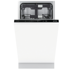 Встраиваемая посудомоечная машина GORENJE/ Встраиваемая посудомоечная машина GORENJE GV572D10 встраиваемая, узкая, Класс энергопотребления: А+++  11 стандартных комплектов посуды  Количество корзин: 3  Полный AquaStop  TotalDry: автоматическое открывание 
