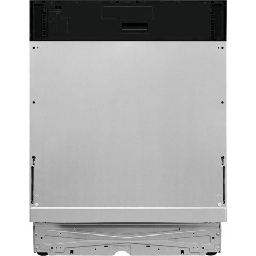 Встраиваемая посудомоечная машина ELECTROLUX/ Встраиваемая полногабаритная посудомоечная машина , загрузка на 15 комплектов посуды, сенсорное управление, 8 программ, 59.6x55x82 см, черный цвет, сушка: с открыванием дверцы/с теплообменником, индикация на п