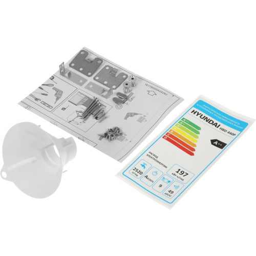 Посудомоечная машина встраив./ Посудомоечная машина встраив. Hyundai HBD 440P 2100Вт узкая серебристый/белый