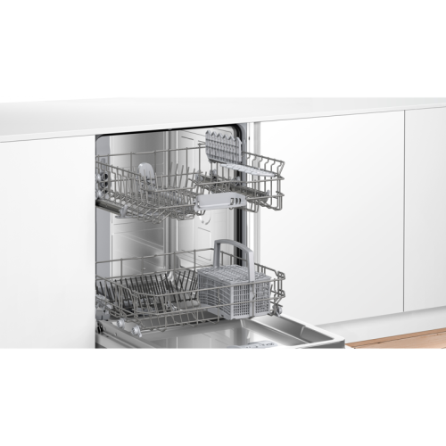 Встраиваемая посудомоечная машина Bosch/ Встраиваемая посудомоечная машина Bosch SMV25CX10Q Serie 2, Встраиваемая посудомоечная машина 60см., EcoSilence Drive; Класс A-A-A; уровень шума 48 дБ ; 5 прогр.: Интенсивная 70°, Авто 45-65°, Эко 50°, Быстрая 45°,