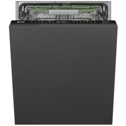 Посудомоечная машина Smeg/ Посудомоечная машина Smeg, встраиваемая, 60 см, 14 комплектов, 14 программ, сенсорное управление, ActiveLight, Dry Assist, автоматическое открывание дверцы, 3 корзины, энергоэффективность А