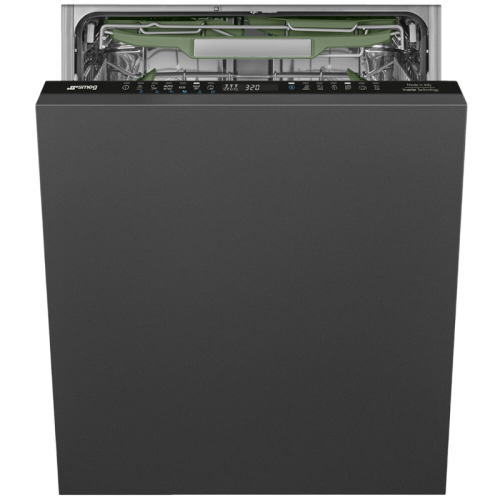 Посудомоечная машина Smeg/ Посудомоечная машина Smeg, встраиваемая, 60 см, 14 комплектов, 14 программ, сенсорное управление, ActiveLight, Dry Assist, автоматическое открывание дверцы, 3 корзины, энергоэффективность А