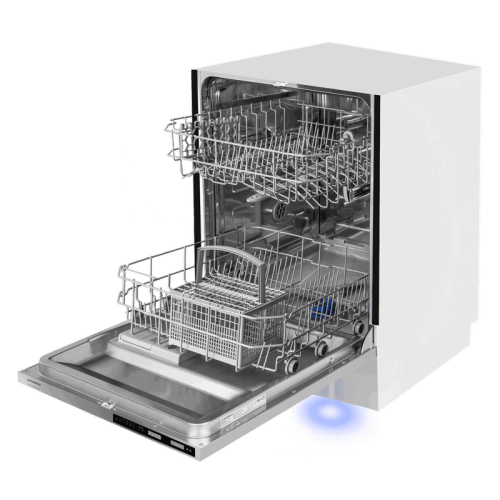 Встраиваемая посудомоечная машина/ Посудомоечная машина, Встраиваемая, 60 см, 12 комплектов, 6 программ, 1/2 загрузка, аквастоп, луч