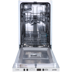 Посудомоечная машина Gorenje/ Посудомоечная машина Gorenje, линия Advanced, 9 комплектов, 2 корзины, кнопочное управление, отсрочка старта до 24 часов, звуковой сигнал завершения цикла, складные держатели тарелок, полный AquaStop, энергоэффективность А++