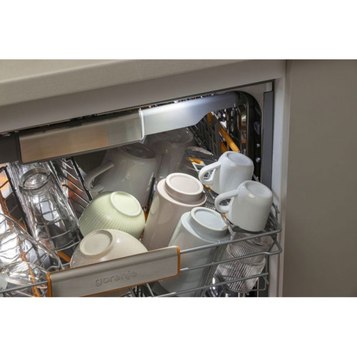 Посудомоечная машина Gorenje/ Посудомоечная машина Gorenje, встраиваемая, 16 комплектов, 3 корзины, инверторный мотор, отсрочка старта, Wi-Fi управление, сенсорное управление, полный AquaStop, сенсор уровня воды, энергоэффективность А+++, уровень шума 38 