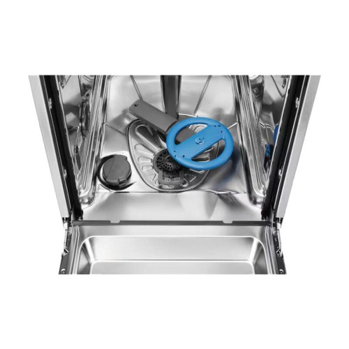 Встраиваемые посудомоечные машины ELECTROLUX/ Встраиваемая узкая посудомоечная машина, без фасада, сенсорное управление Quick Select ,дисплей, 10 комплектов, 8 программ 2-цветный световой индикатор, индикатор ополаскивающего средства, индикатор соли, датч