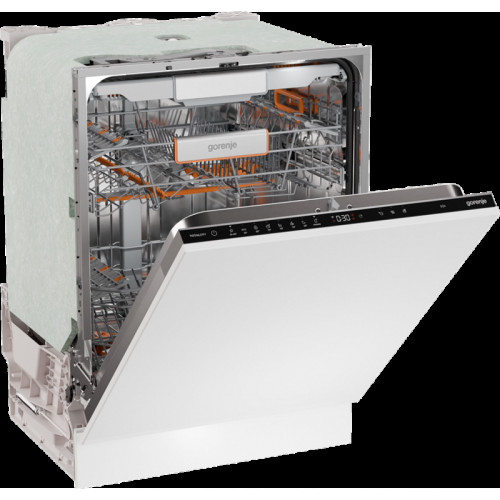 Посудомоечная машина Gorenje/ Посудомоечная машина Gorenje, встраиваемая, 16 комплектов, 3 корзины, инверторный мотор, отсрочка старта, Wi-Fi управление, сенсорное управление, полный AquaStop, сенсор уровня воды, энергоэффективность А+++, уровень шума 38 