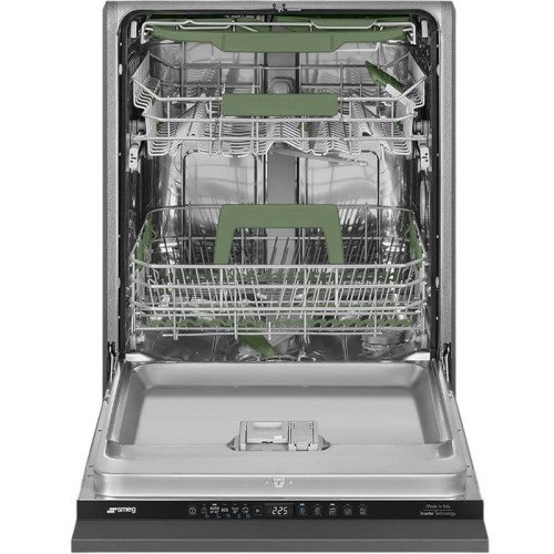 Посудомоечная машина Smeg/ Посудомоечная машина Smeg, встраиваемая, 60 см, 13 комплектов, 11 программ, сенсорное управление, ActiveLight, Dry Assist, автоматическое открывание дверцы, 3 корзины, полный AquaStop, энергоэффективность С