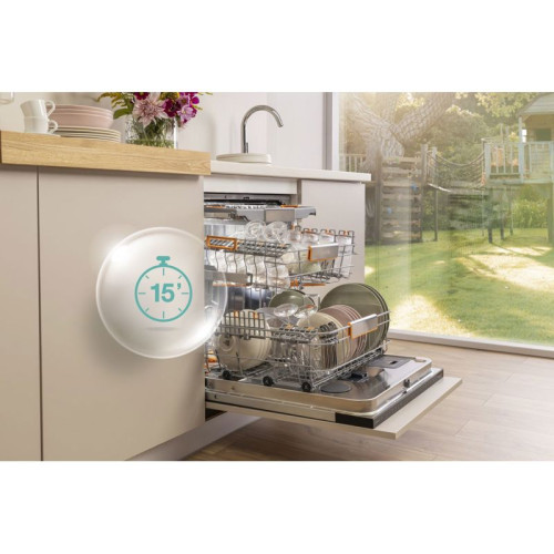 Посудомоечная машина Gorenje/ Посудомоечная машина Gorenje, встраиваемая, 16 комплектов, 3 корзины, инверторный мотор, отсрочка старта, Wi-Fi управление, сенсорное управление, полный AquaStop, сенсор уровня воды, энергоэффективность А+++, уровень шума 38 